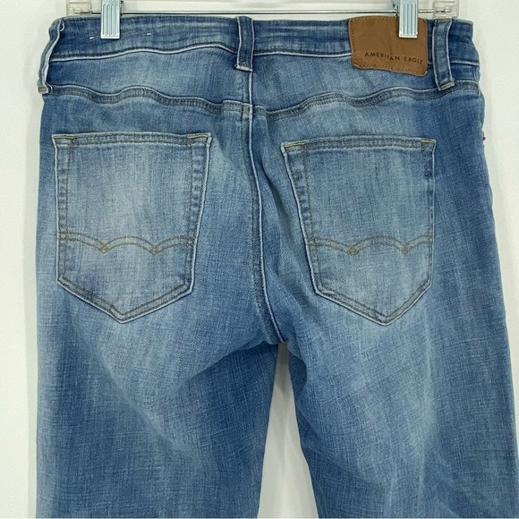 AEO Slim Straight Extreme Flex Blue Jeans Men's size 29W x 32L - Picture 4 of 15